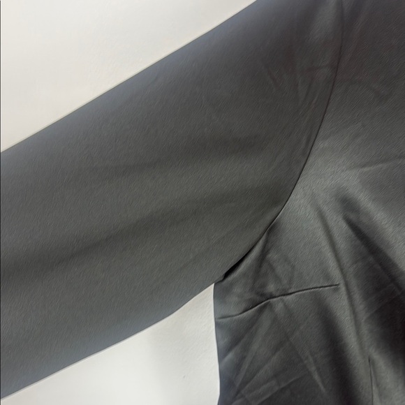 Misook Black Crepe Side-Tie Wrap Blazer Size Large - Picture 4 of 11